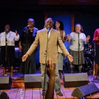 Jimmy & BOC singing at Robert Person Birthday Celebration at H St. Playhouse in NW